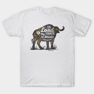 Elephant silhouette with motivational words of wisdom T-Shirt